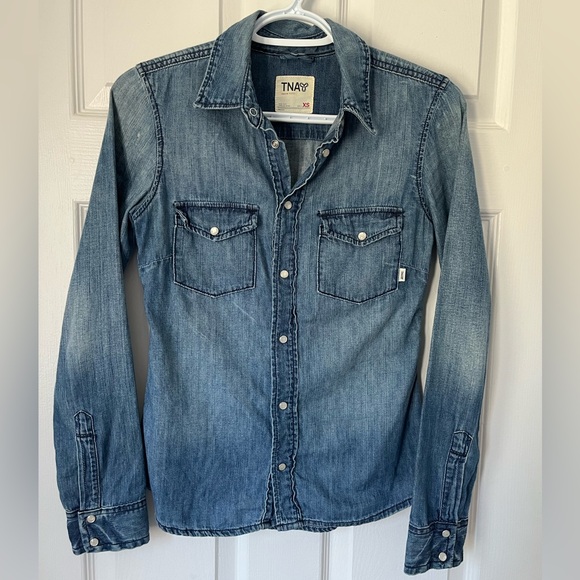 Artizia TNA Denim Shirt (Size XS) - Picture 1 of 16